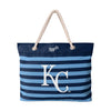 Kansas City Royals MLB Nautical Stripe Tote Bag