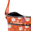 Clemson Tigers NCAA Logo Love Crossbody Purse