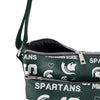 Michigan State Spartans NCAA Logo Love Crossbody Purse