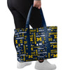 Michigan Wolverines NCAA Logo Love Tote Bag