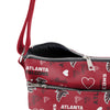 Atlanta Falcons NFL Logo Love Crossbody Purse