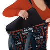 Chicago Bears NFL Logo Love Tote Bag