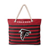 Atlanta Falcons NFL Nautical Stripe Tote Bag