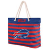 Buffalo Bills NFL Nautical Stripe Tote Bag