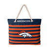 Denver Broncos NFL Nautical Stripe Tote Bag