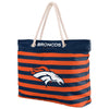 Denver Broncos NFL Nautical Stripe Tote Bag