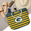 Green Bay Packers NFL Nautical Stripe Tote Bag