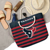 Houston Texans NFL Nautical Stripe Tote Bag