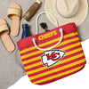 Kansas City Chiefs NFL Nautical Stripe Tote Bag