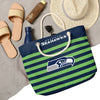 Seattle Seahawks NFL Nautical Stripe Tote Bag