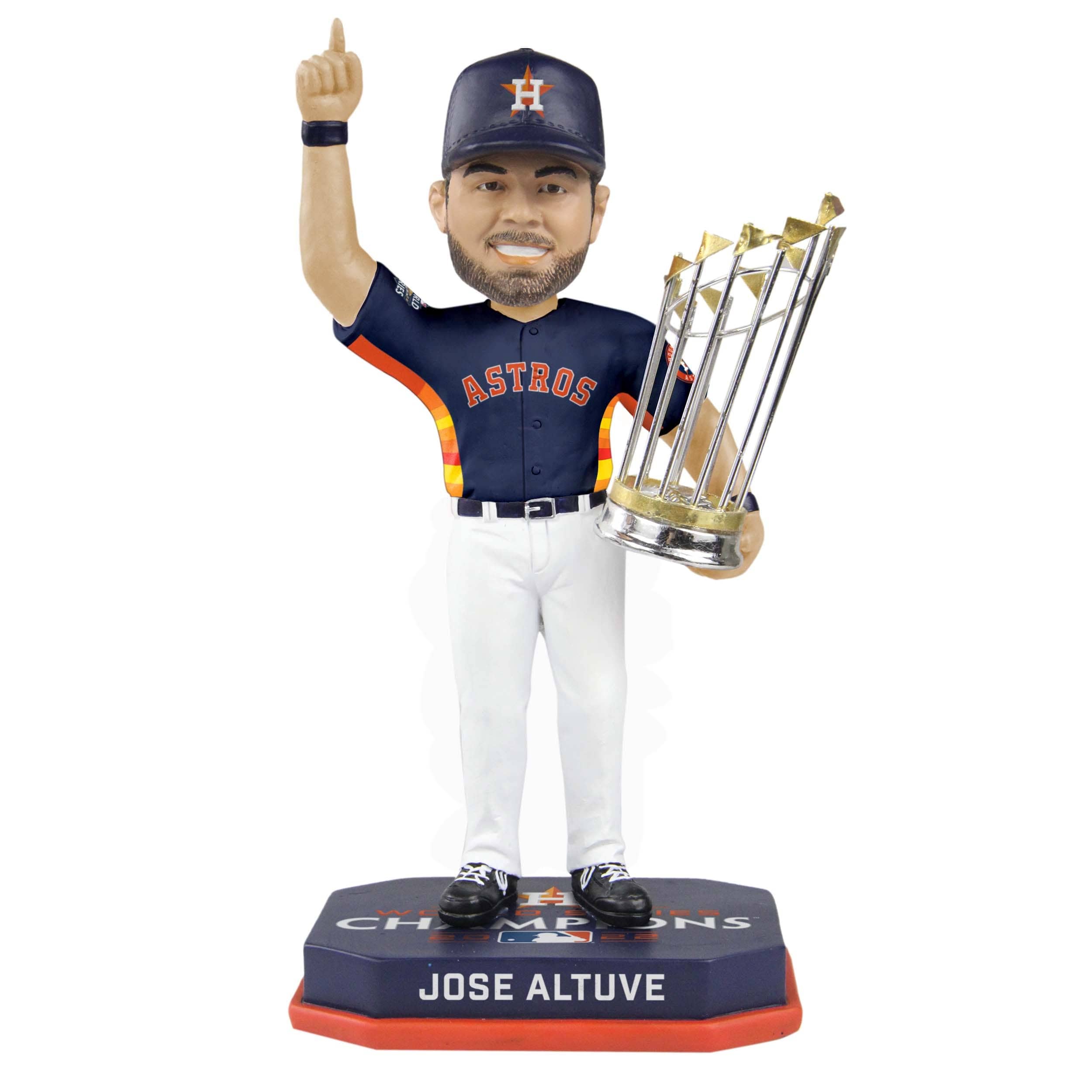 Houston Astros MLB 2022 World Series Champions Jose Altuve Navy Blue U