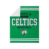 Boston Celtics NBA Team Property Sherpa Plush Throw Blanket