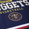 Denver Nuggets NBA Team Property Sherpa Plush Throw Blanket