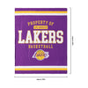 Los Angeles Lakers NBA Team Property Sherpa Plush Throw Blanket