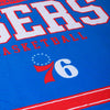 Philadelphia 76ers NBA Team Property Sherpa Plush Throw Blanket