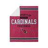 Arizona Cardinals NFL Team Property Sherpa Plush Throw Blanket