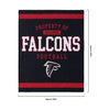 Atlanta Falcons NFL Team Property Sherpa Plush Throw Blanket