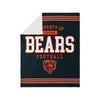 Chicago Bears NFL Team Property Sherpa Plush Throw Blanket