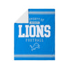 Detroit Lions NFL Team Property Sherpa Plush Throw Blanket