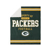 Green Bay Packers NFL Team Property Sherpa Plush Throw Blanket
