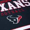 Houston Texans NFL Team Property Sherpa Plush Throw Blanket