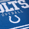 Indianapolis Colts NFL Team Property Sherpa Plush Throw Blanket