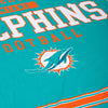 Miami Dolphins NFL Team Property Sherpa Plush Throw Blanket