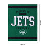 New York Jets NFL Team Property Sherpa Plush Throw Blanket