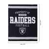 Las Vegas Raiders NFL Team Property Sherpa Plush Throw Blanket
