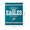 Philadelphia Eagles NFL Team Property Sherpa Plush Throw Blanket