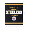 Pittsburgh Steelers NFL Team Property Sherpa Plush Throw Blanket