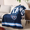 Tennessee Titans NFL Team Property Sherpa Plush Throw Blanket