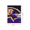 Baltimore Ravens NFL Supreme Slumber Plush Throw Blanket