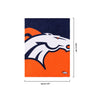 Denver Broncos NFL Supreme Slumber Plush Throw Blanket