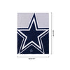 Dallas Cowboys NFL Supreme Slumber Plush Throw Blanket