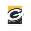 Green Bay Packers NFL Supreme Slumber Plush Throw Blanket