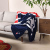 New England Patriots NFL Supreme Slumber Plush Throw Blanket