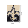 New Orleans Saints NFL Supreme Slumber Plush Throw Blanket