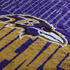 Baltimore Ravens NFL Big Game Sherpa Lined Throw Blanket