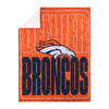 Denver Broncos NFL Big Game Sherpa Lined Throw Blanket