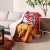 Kansas City Chiefs NFL Big Game Sherpa Lined Throw Blanket