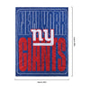 New York Giants NFL Big Game Sherpa Lined Throw Blanket