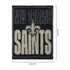 New Orleans Saints NFL Big Game Sherpa Lined Throw Blanket