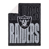 Las Vegas Raiders NFL Big Game Sherpa Lined Throw Blanket