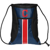 Cleveland Guardians MLB Big Stripe Zipper Drawstring Backpack