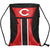 Cincinnati Reds MLB Big Stripe Zipper Drawstring Backpack