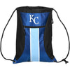 Kansas City Royals MLB Big Stripe Zipper Drawstring Backpack