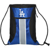 Los Angeles Dodgers MLB Big Stripe Zipper Drawstring Backpack