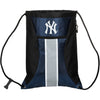 New York Yankees MLB Big Stripe Zipper Drawstring Backpack