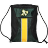 Oakland Athletics MLB Big Stripe Zipper Drawstring Backpack